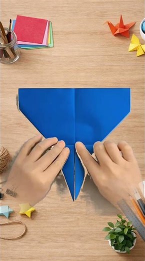 Origami Plane ✈️ | 10 Sec Origami #shorts