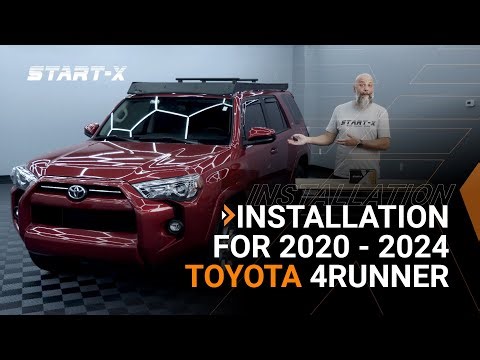 Install: Toyota 4runner 2020 - 2024 Push to Start Start-X Remote Start