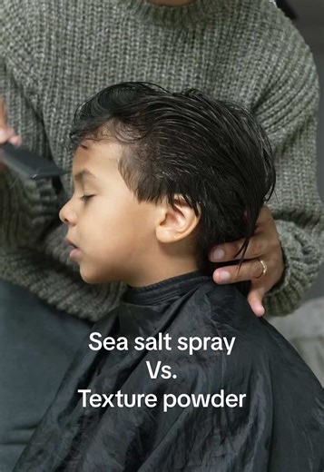 sea salt spray vs texture powder 🤔 @BASED #Viral #FYP #CurlyHair #Curls #hairgrowth