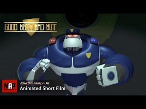 Funny Robots CGI 3D Animated Short Film ** GOOD BOT, BAD BOT ** by Ringling College