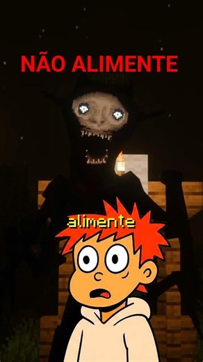 NÃO ALIMENTE ELE! #minecraft #jogos #mcpe