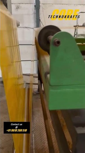 Plastic Tarpaulin Web Guide system using Tracking Roller Assembly TRA