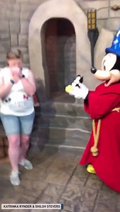 5.6M views · 170 reactions | Who better to help with a gender reveal than Mickey Mouse at Disney World. | The National Desk - TND | Facebook