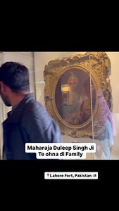 Maharaja Duleep Singh Ji Guide saab dass rahe video vich ohna di family bare . . . . . . . . . . . . . . . . . . . . . . . . . . . . . . . . . . . #punjabi #sikhhistory #sikhempire #khalsaraj #lahorefort | Kanwal Mooker
