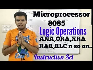 Logic group, Part 3 microprocessor instruction of 8085 #logicgroup #8085instructions