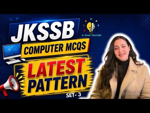 Computer- Latest pattern Mcqs II Set-03 for JKSSB Exams