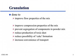 Granulation - SlideServe