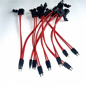 [Hot Item] Car 2-Pin Current Collector Terminal Plug Harness Adapter Acd