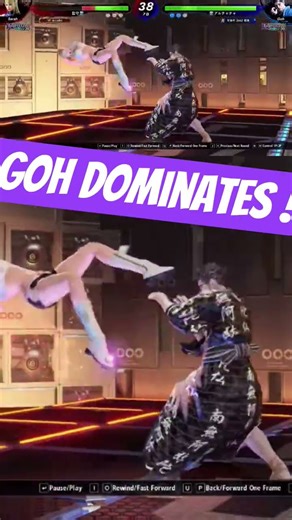 Top Level Goh DOMINATES in Under 10 Secs! #virtuafighter #virtuafighter5 #vf5revo #virtuanalytics