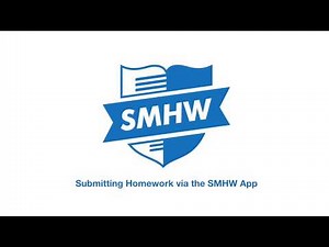 Post homework using the SMHW App