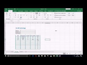 Excel creer une facture