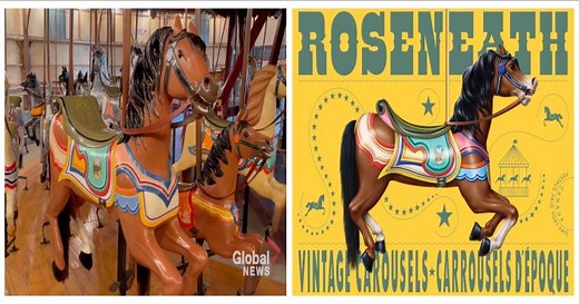 Roseneath Carousel featured on new Canada Post stamp collection of vintage carousels