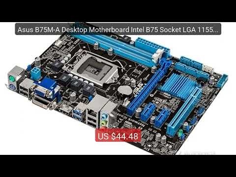 Asus B75M-A Desktop Motherboard Intel B75 Socket LGA 1155 i3 i... — Hot Deal 2026 | Limited Offer!