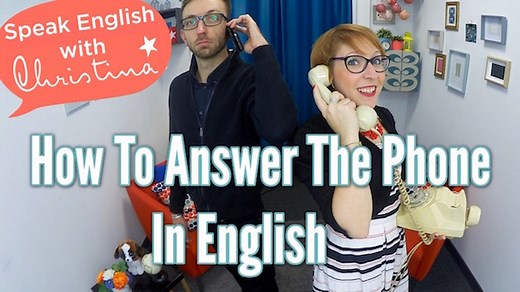 How to answer the phone in English : Key expressions