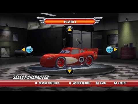 Cars Race-O-Rama Wii - Lightning (Dolphin)