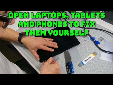Fix your laptops, tablets and phones by yourself - how to open sealed devices with simple tools