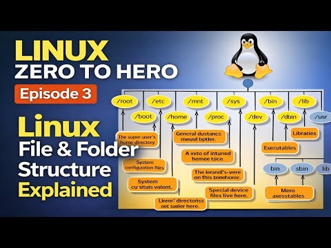 Linux Directory Structure Explained | /home, /etc, /var, /usr | Episode 3 | Linux Zero to Hero