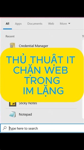Chặn Web bằng file host #meohay #windows #meovathuuich #thuthuatmaytinh