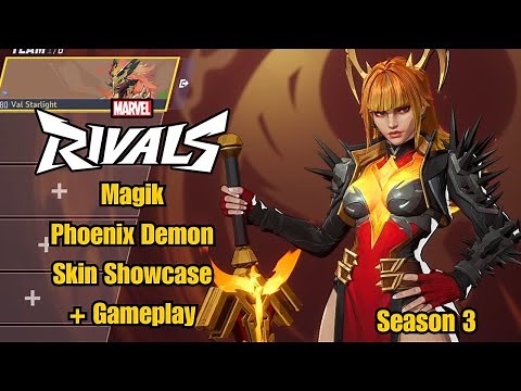 Magik | Phoenix Demon Skin Showcase | Marvel Rivals Gameplay Season 3