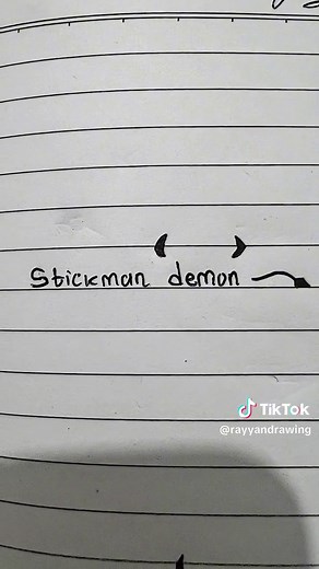 Cool Stickman Demon Drawing Tutorial