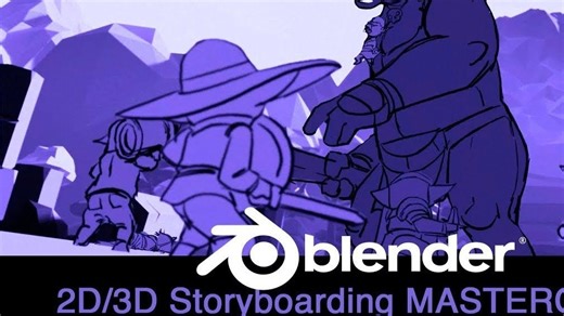 Blender动画分镜终极指南：从入门到精通2D/3D动态故事板创作