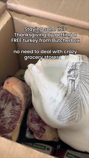 33K views · 14 reactions | We're giving a FREE 10-14 lb turkey in your first box when you sign up for ButcherBox today. Order by 11/18 to get yours in time for Thanksgiving. | ButcherBox | Facebook