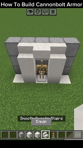 How To Build Cannonbolt Armor 👽 🏐 #minecraft #shorts #foryou #ben10 #cannonbolt