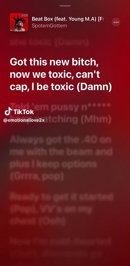 Young MA Emotional Love 2x Beatbox