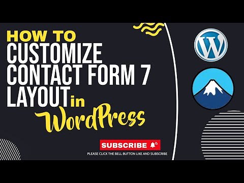 How to Customize Contact form 7 in WordPress Elementor Tutorial