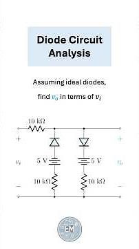 How to analyze any diode circuit #electricalengineering #electronics