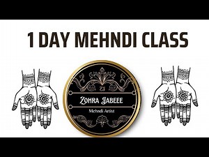 Free 1 Day Mehndi Class+Free certificate|Topic : Basic Knowledge Basic Mehndi Tutorial for beginners