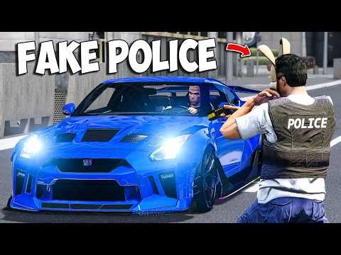 I Became a FAKE POLICE to Steal Supercars sa GTA 5