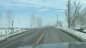 Not snow...HAIL! This is Tuesday morning...12 hours after the storm in Shepherd, MT dropped enough hail to measure 6 to 8 inches in depth in some places with up to 1.5" hail measured. The 70 mph wind-driven hail made a shambles of nearly everything in it's path. The trees (that are still standing) are stripped of their leaves, and the fog makes it even more ominous. Thanks, Jim Werth! (Sound track from Sawyer Brown) | Ed McIntosh Weather