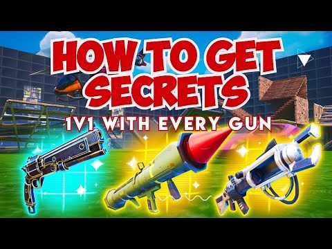 How To Get SECRETS in 1v1 With Every Gun!!