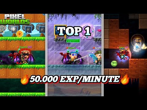 UNEXPECTED!! 😱 TOP 10 FASTEST WAY TO GET EXP | Pixel Worlds