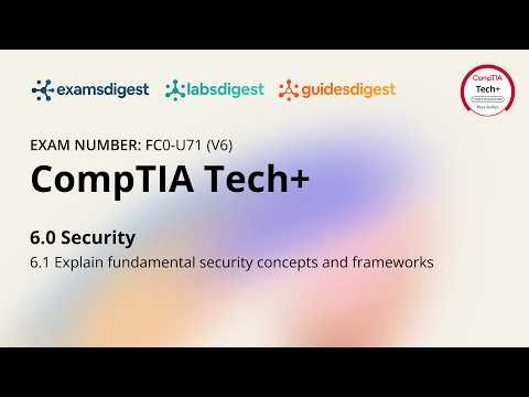 CompTIA Tech+ FCO U71 (V6) Certification Exam Full Course Vol. 6.1