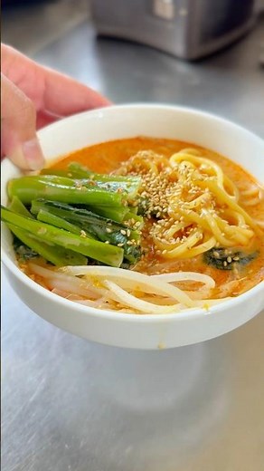 麻婆豆腐の素de簡単な坦々麺