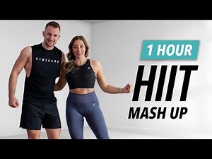 1 HOUR INTENSE Full Body Cardio HIIT Workout | 1000 Calories Workout (No Equipment)