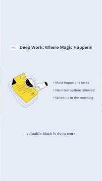 The 5 Time Blocks That Changed Everything #timeblocking #productivitytips