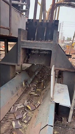 strong steel garbage recycling process