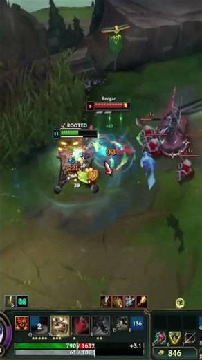 Naisu Double Kill Vs Rengar & Yone!🔥#gnar #leagueoflegends #gnarclips #shorts
