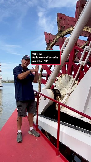 Explaining the Offset Cranks of a Paddlewheel by Chief Engineer David Lewis