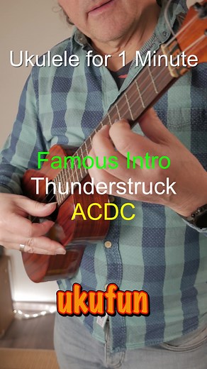 Thunderstruck by ACDC - UKULELE intro #uku4fun www.youtube.com/c/UkuFun www.ukufun.de