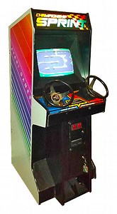 Championship Sprint Classic Arcade Game - Corporate 80s Party Rental