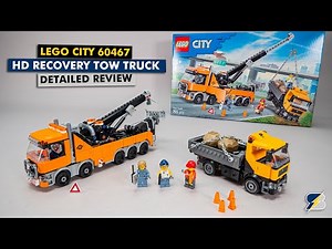 LEGO City 60467 Heavy-Duty Tow Truck building review – Two Trucks, Tons of Functions!