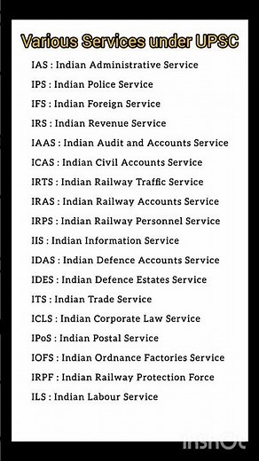 various post and services under UPSC | UPSC Civil Service Post List~ ias , ips , ifs #upsc #ias #ips