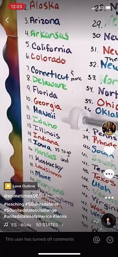 50 states remix TikTok challenge