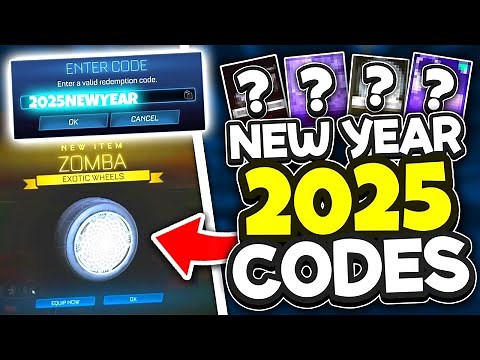 NEW YEAR 2025 Codes! (Rocket League)
