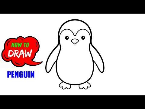 How to Draw a Penguin Step by Step (Easy Tutorial for Beginners!)