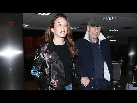 Patrick Stewart And His MUCH Younger Wife Sunny Ozell Look So In Love At LAX